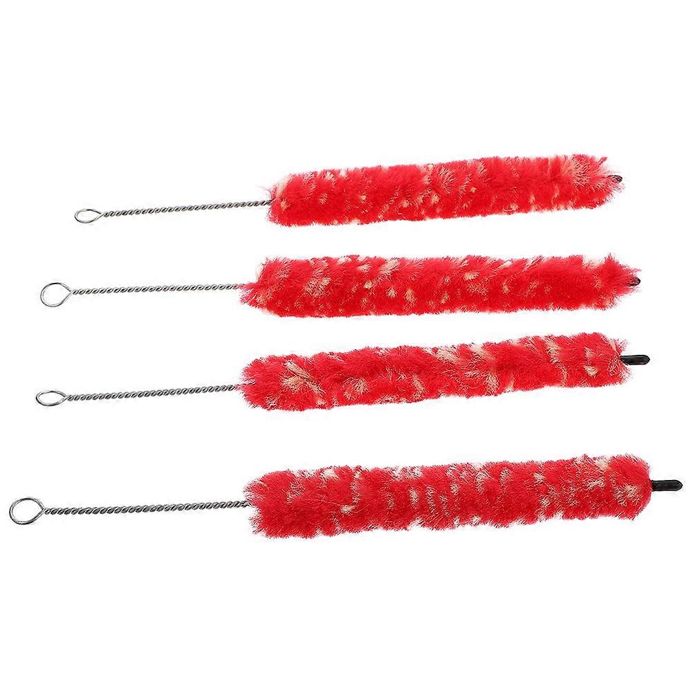 Cleaning Clarinet Brush for Cleaning Simple Red Plush Instrument Accessory