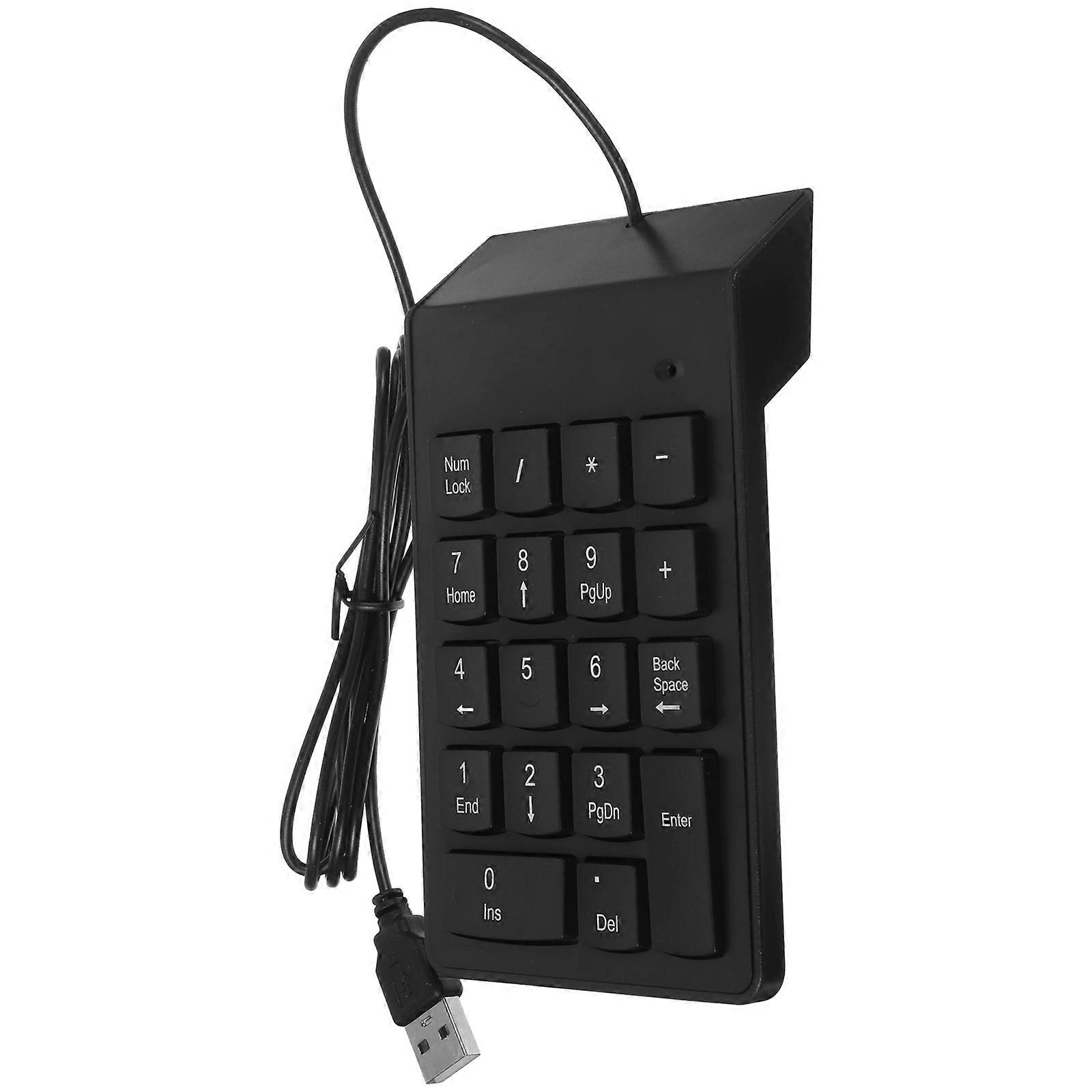 USB Number Pad 19-Key Mechanical Number Pad for Computer Use Accessory