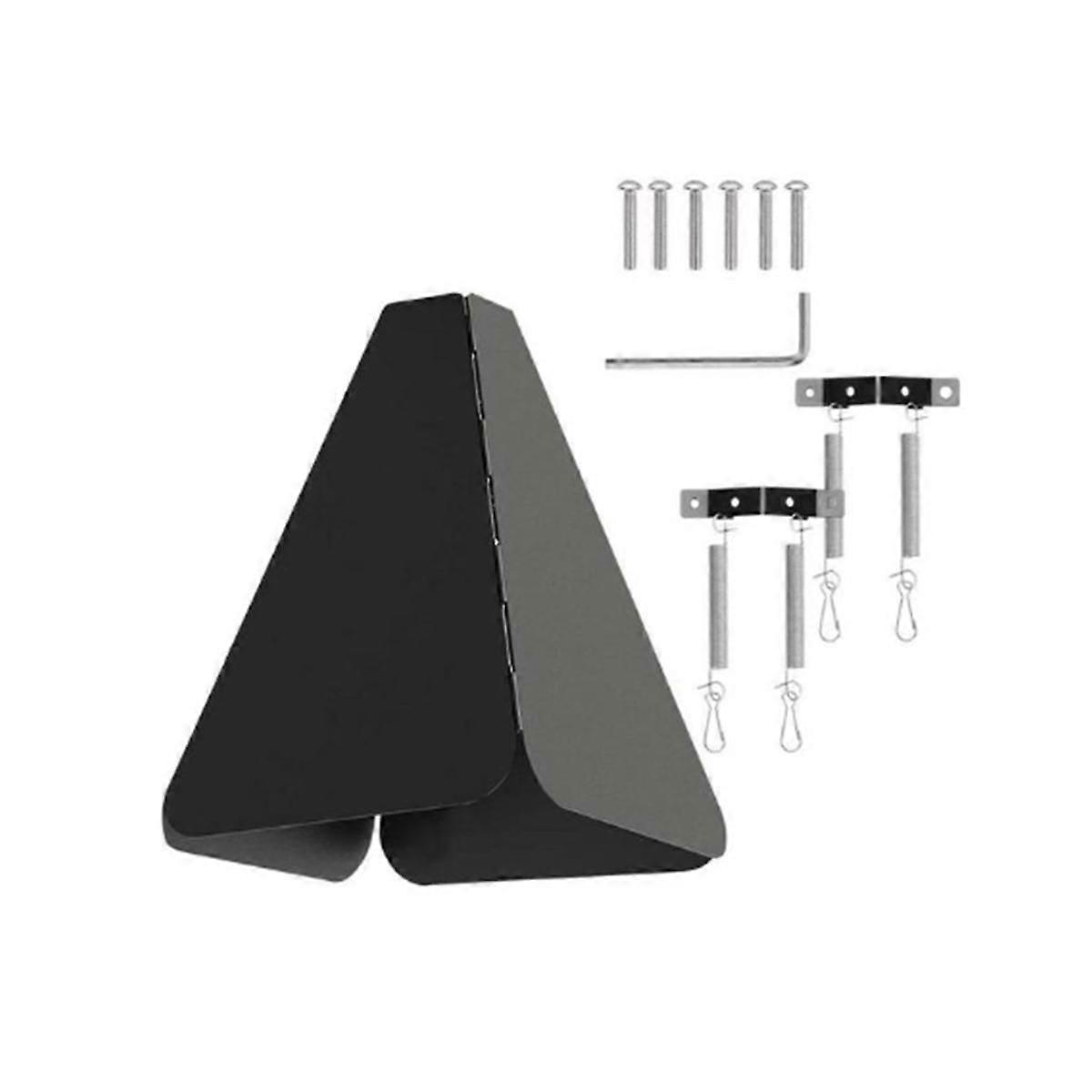 Anti-Rust Squirrel Baffle Foldable Hanging Squirrel Flapper Wrap Around Squirrel Proof Baffles Outd