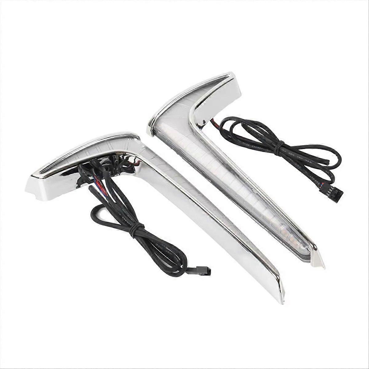 Motorcycle Front Fairing LightIndicator Silver and white