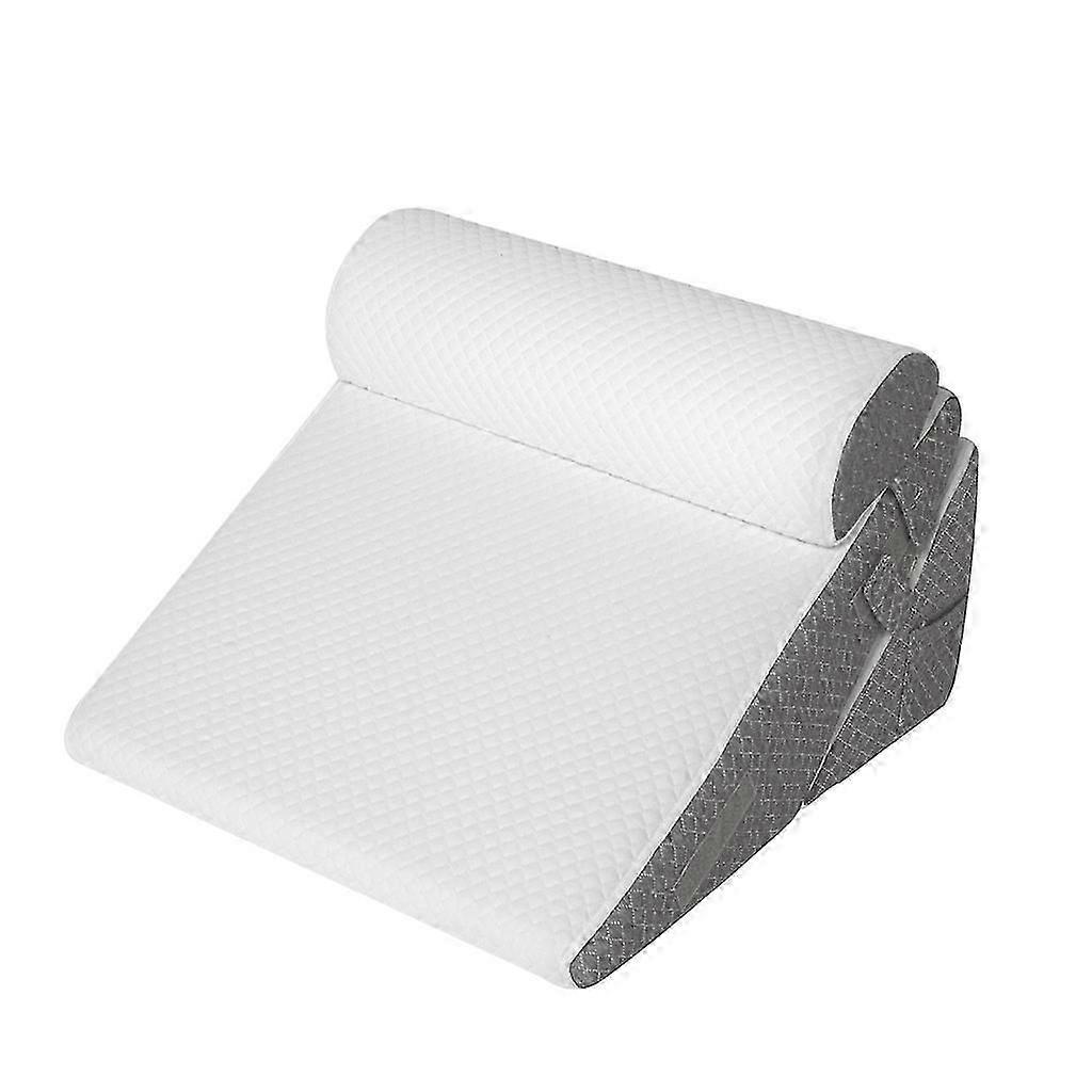 Bed Wedge Pillow Adjustable Memory Foam Sleep Support for BackPain Leg Elevation