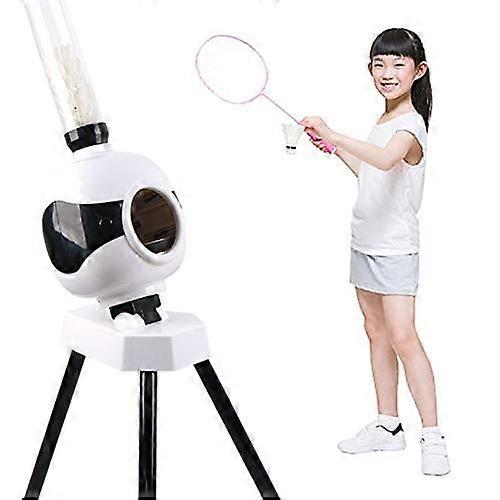 Badminton Training Machine with FixedPoint Serving Automatic Shuttlecock Launcher for Indoor Outdoor Practice