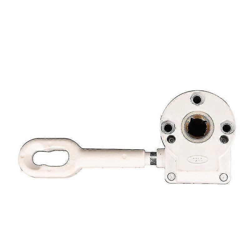 White Awning Winch with Screws for Bracket Installation