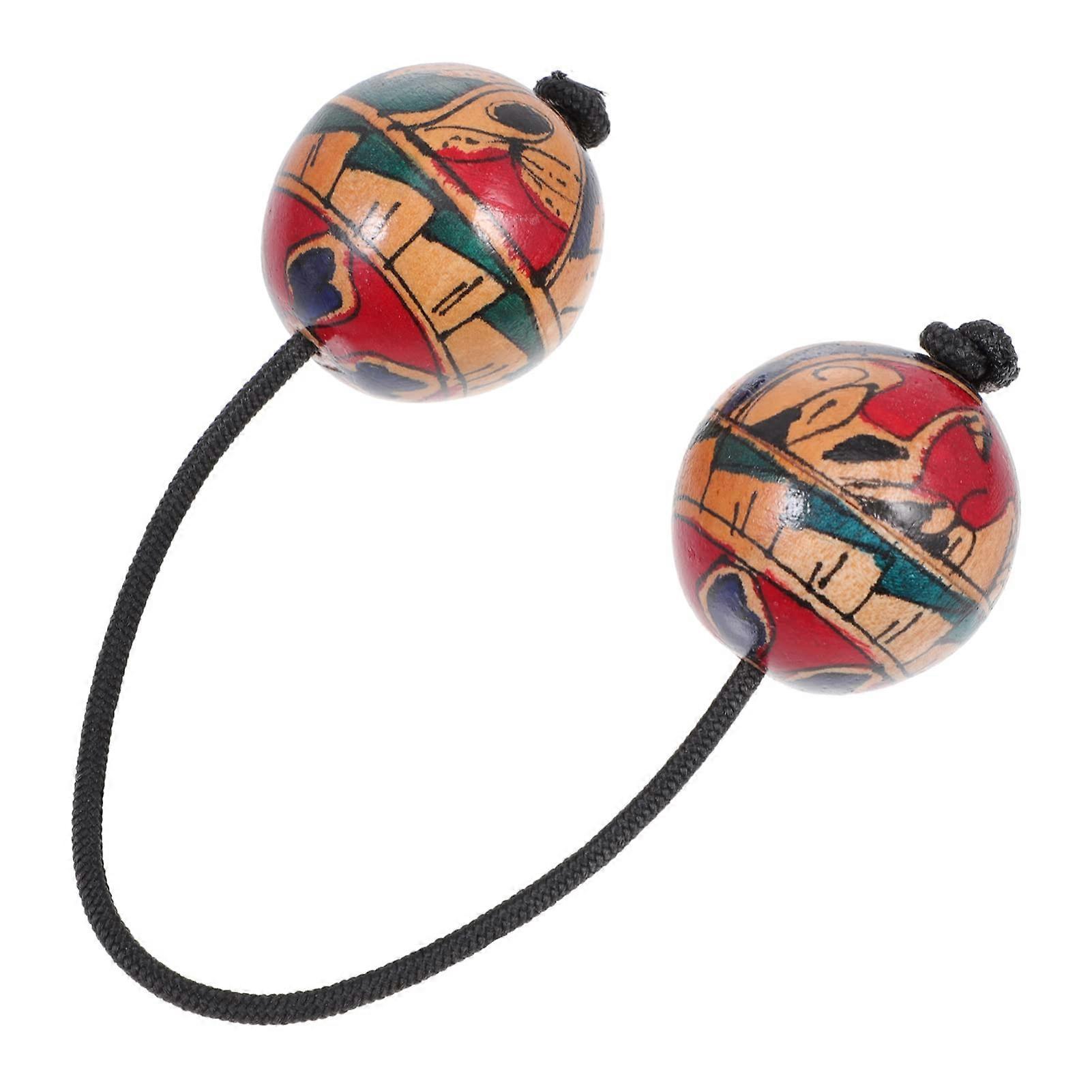 Egg Shaker Percussion Instrument with HandDrawn Design for Drummers, Assorted Colors