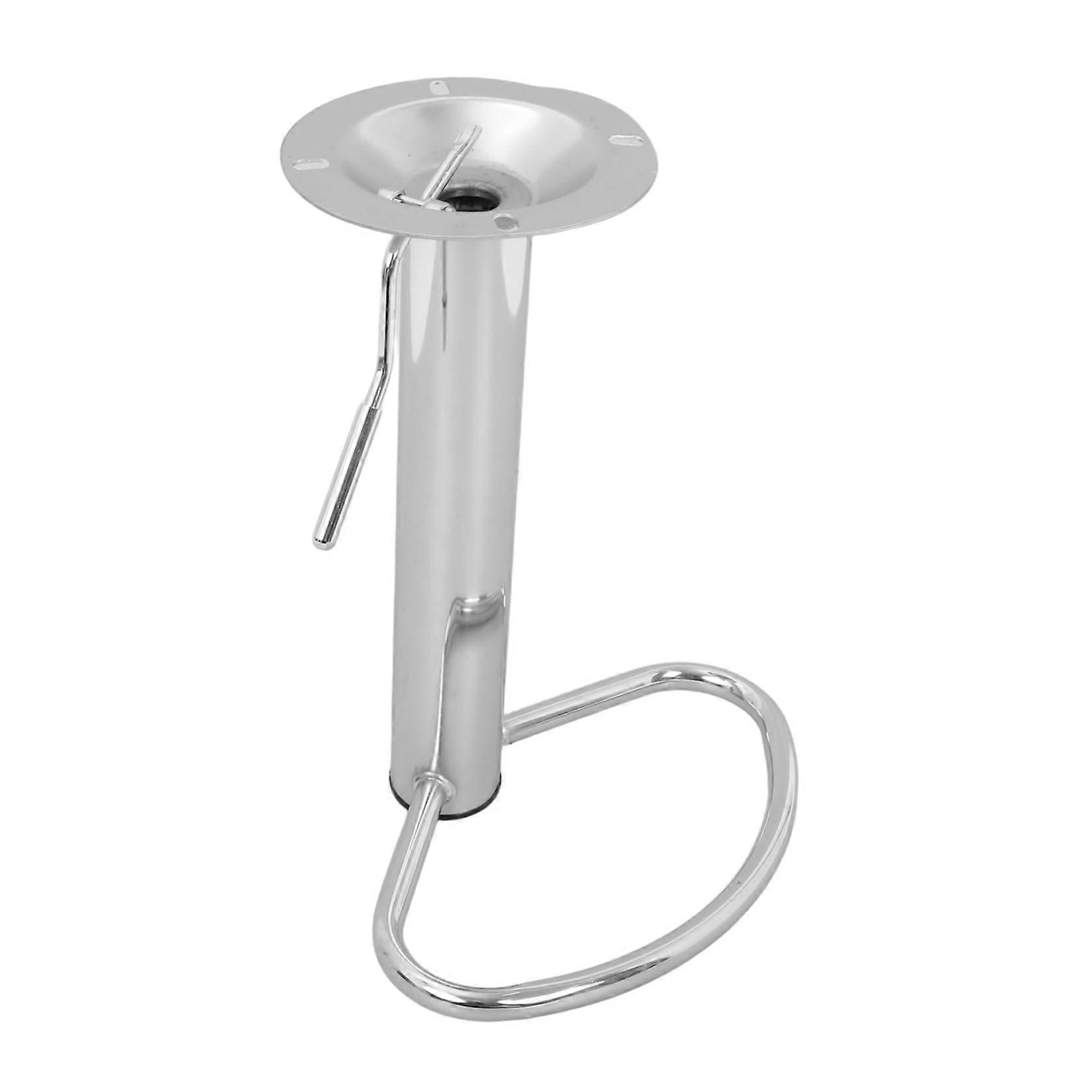 Bar Stool Swivel Base Replacement with Footrest, Adjustable Height, Easy Installation for Home Bars