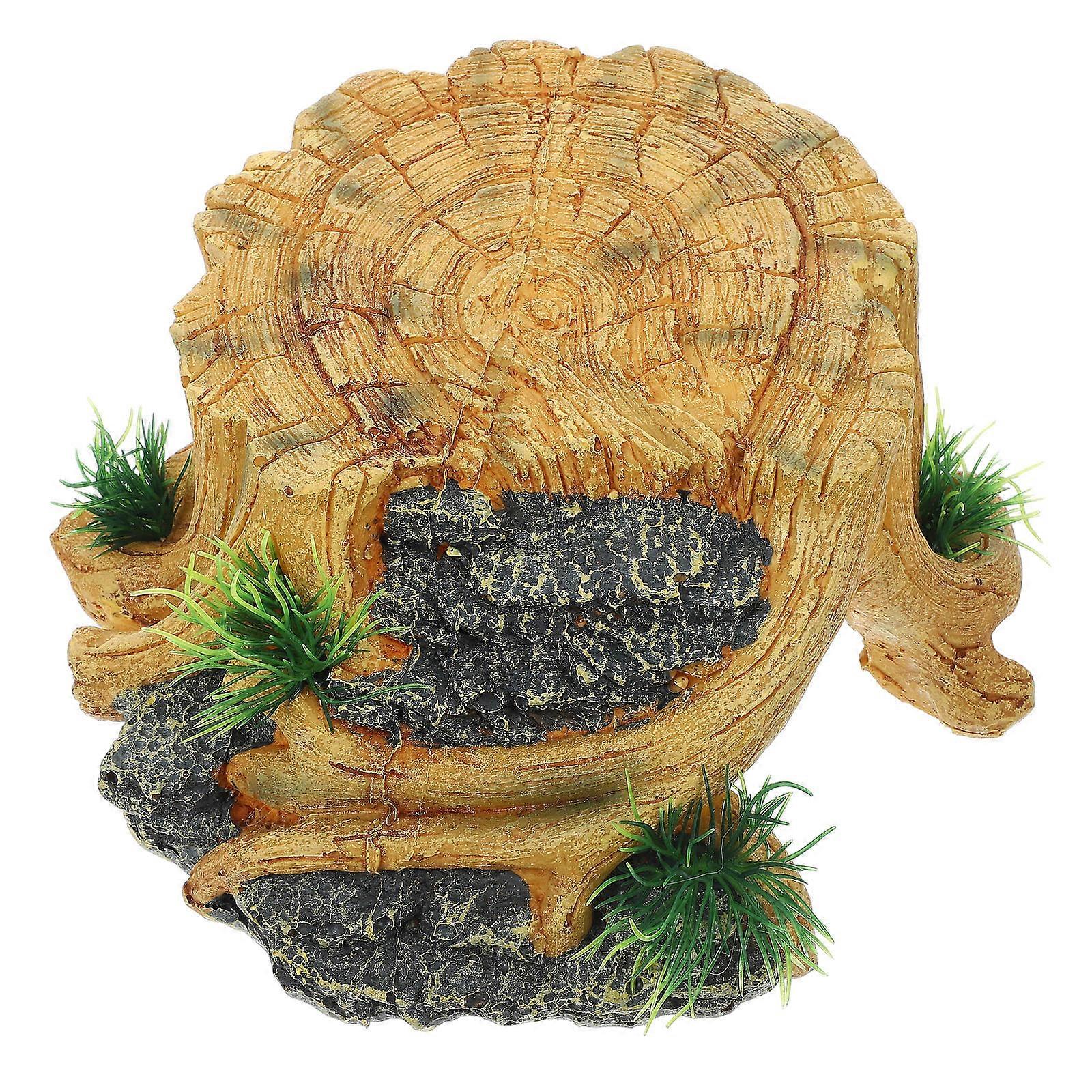 Resin Turtle Habitat Floating Dock for Turtle Basking Platform