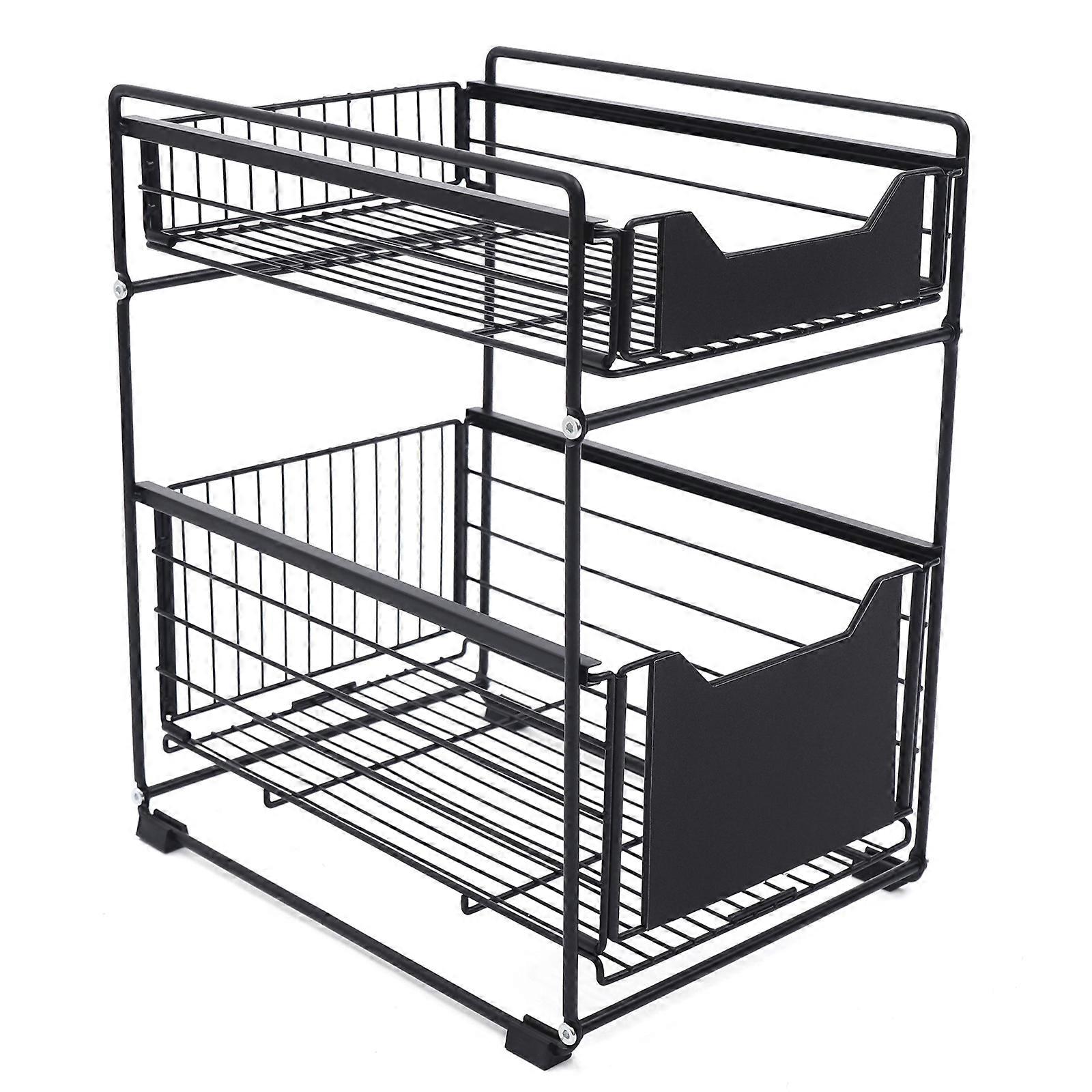 2 Tier Storage Rack Storage Shelf Kitchen Organizer