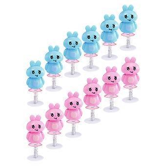 Adorables jouets lapins pour enfants, 12 pièces, jouets de lièvre amusants