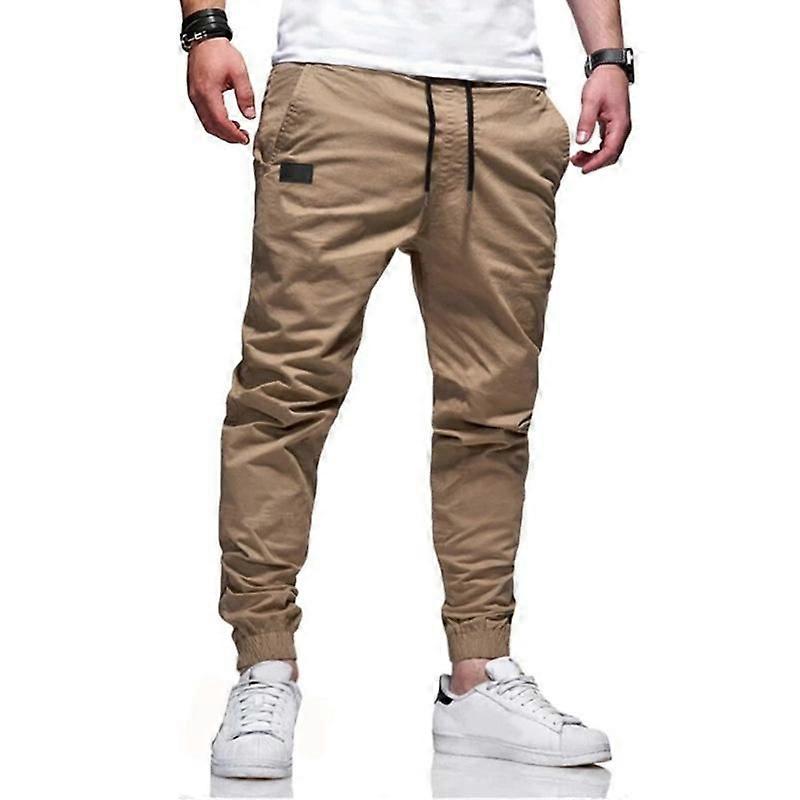 Multi Pocket Drawstring Waist Cargo Pants for Men