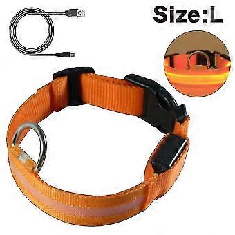 Led Dog Collar Battery Operated Makes Your Dog Visible Safe Seen