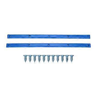 Rails de longboard Rib Bones, rsistants l'usure, durables, staller, flexibles, aspect brillant, bleus