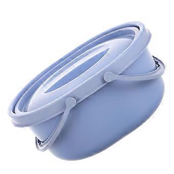 Portable Camping Toilet with Lid Outdoor Travel Potty Seat Car Toilet Bucket for Emergency Use Household Spittoon Camping Toilet with Handle