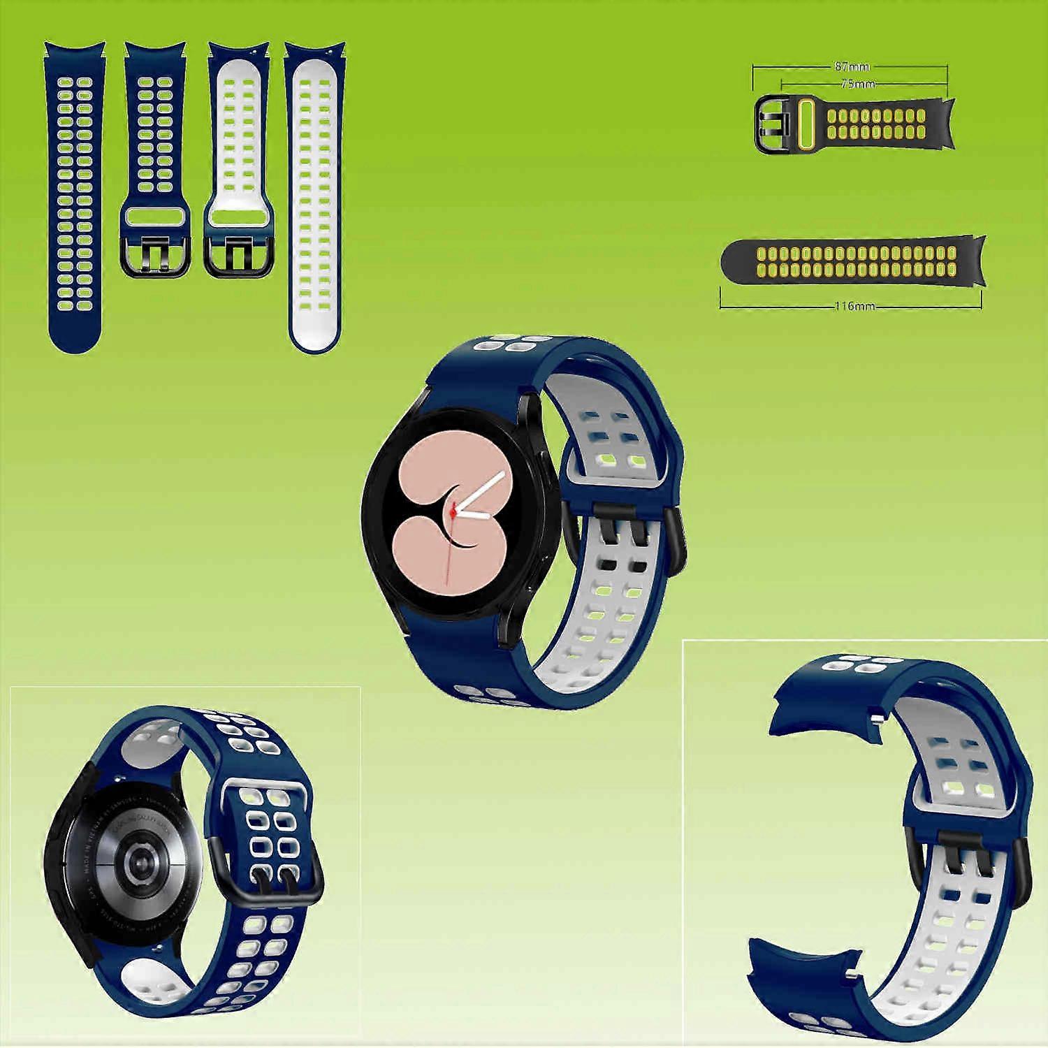 Silicone TPU wristband for Samsung Galaxy Watch FE 6 5 4 Normal Pro Classic all sizes