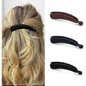 3pcs Banana Hair Clips Clip per capelli da donna Antiscivolo Strong Hold Clamp Grip Fashion Hair Clips Clamp per donne ragazze