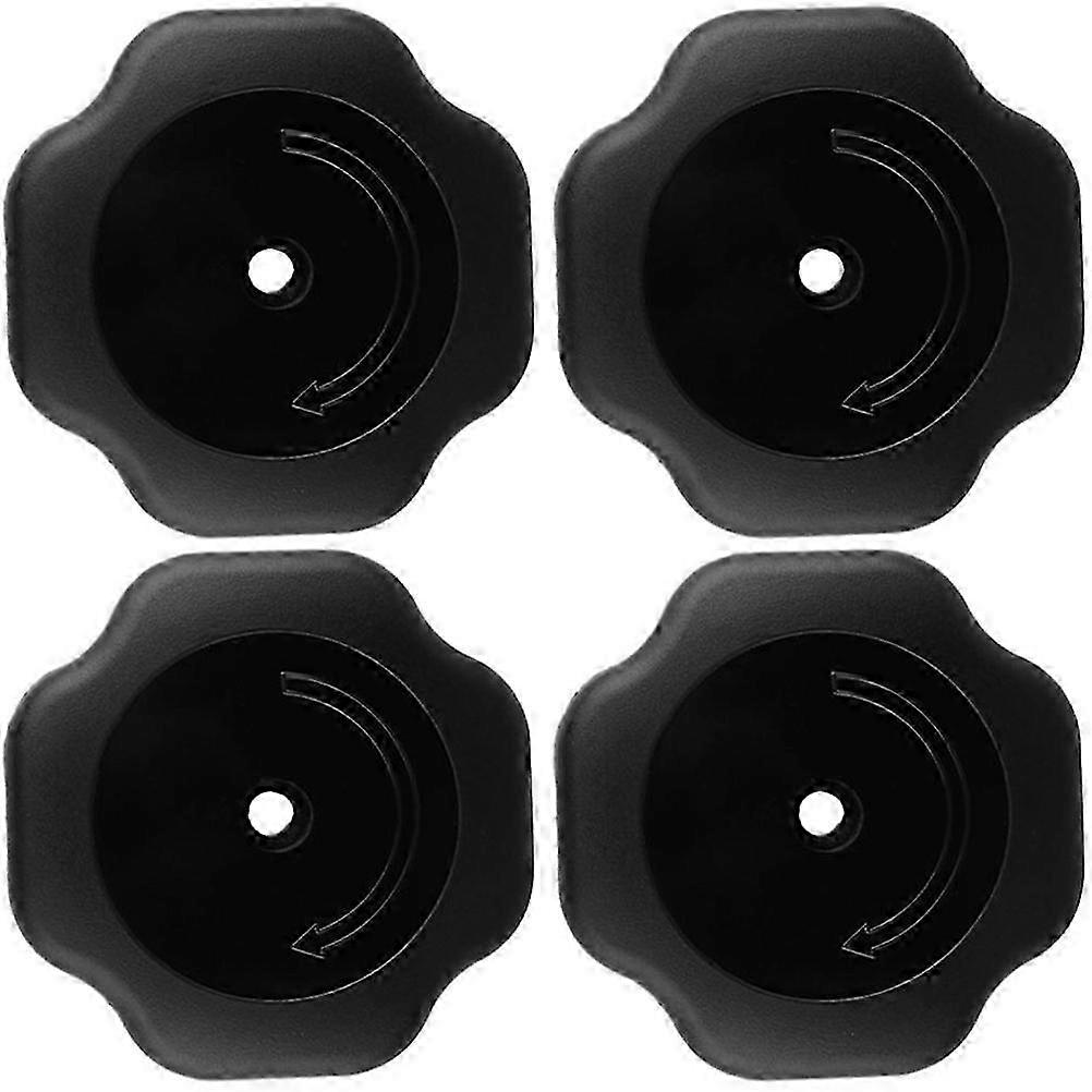 Pressure Cooker Cover Knobs compatible with Cooking 4Pcs Black Plastic Handle Set