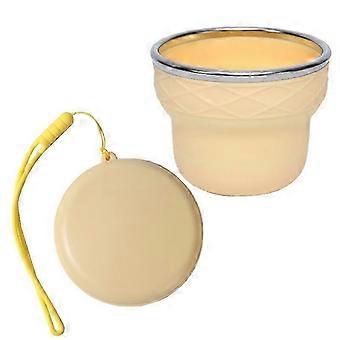 Portable Folding Silicone Coffee Cup Reusable Camping Hiking Easy Clean
