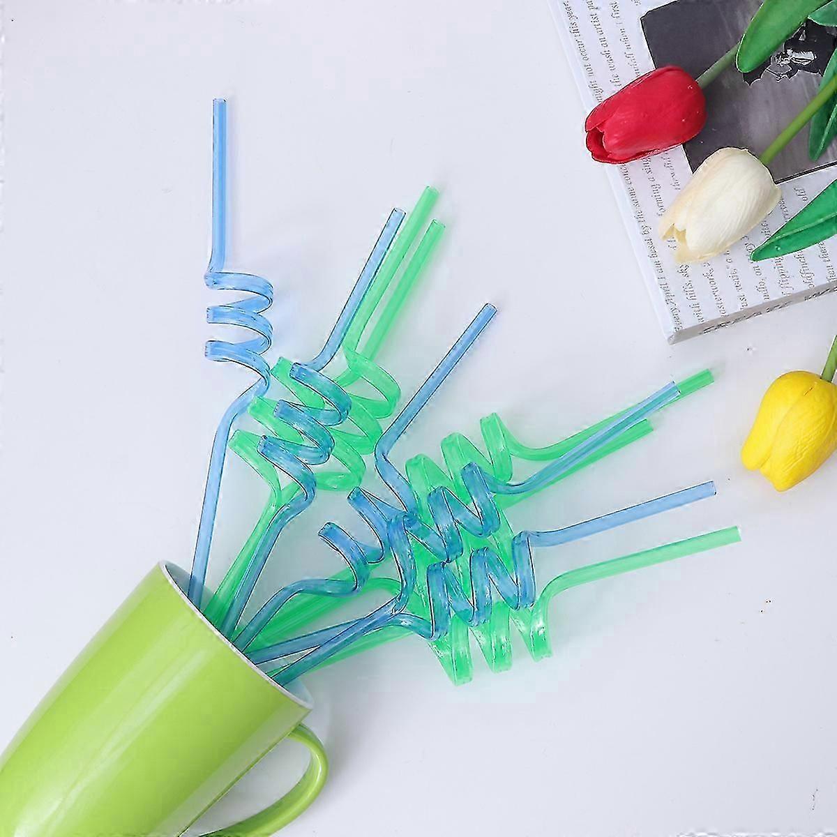 Drinking Crystal Twists | 10Pcs Assorted Color for Party Use