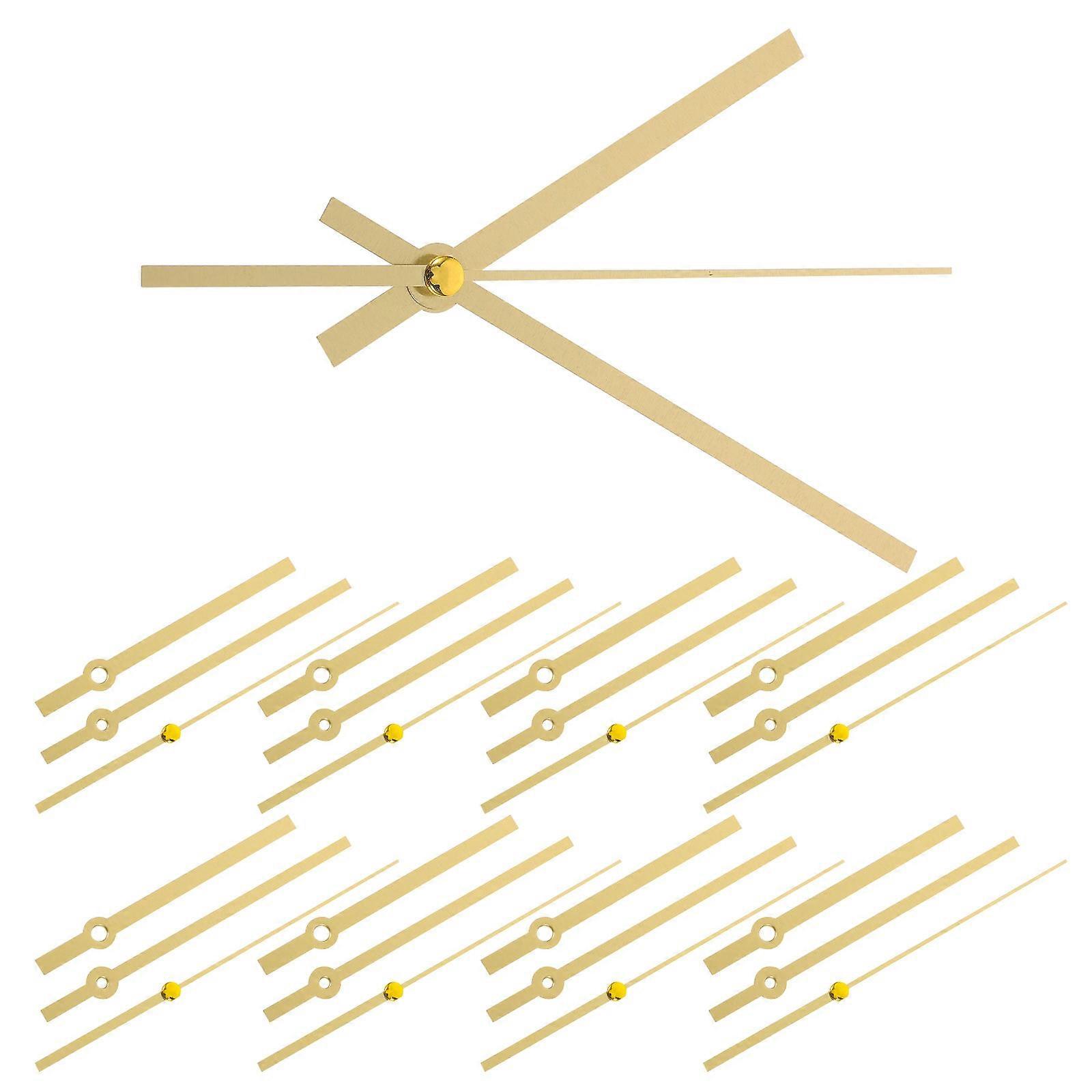 Golden Plastic Clock Hands for Wear-Resistant Clock Pointers 40Sets