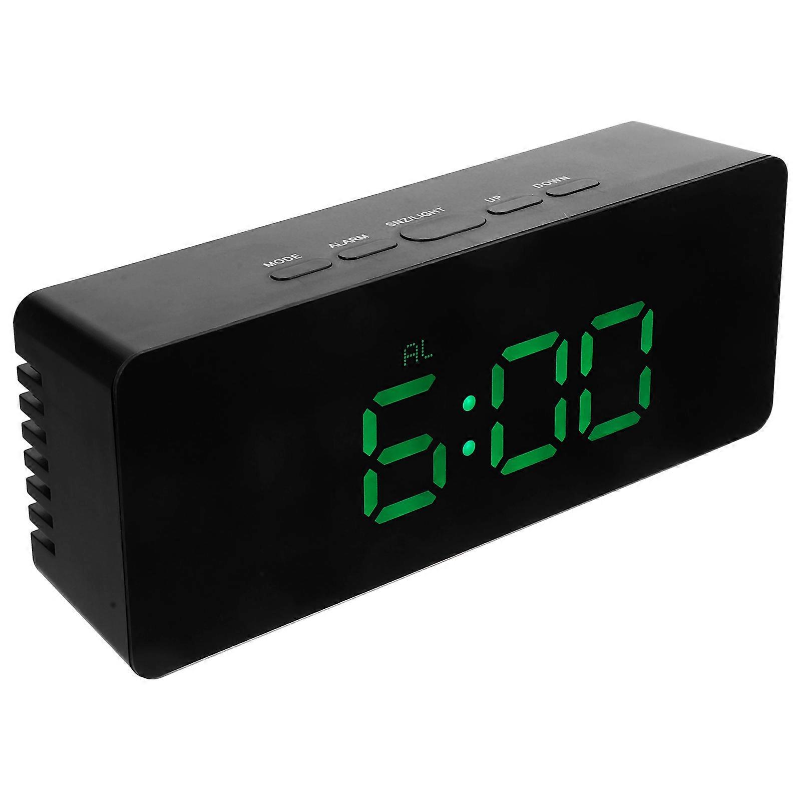 Living Room Decor Digital Clock With Rectangular Shape And Brightness Adjustable Feature 1Pack