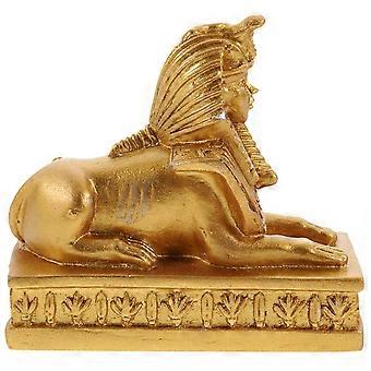 Aquarium-Dekoration, goldene Harz-Sphinx-Skulptur, 3-teilig, für die Gartengestaltung