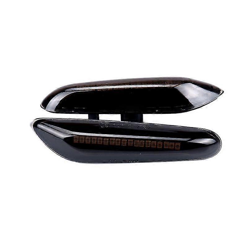 2PCS Led Dynamic Turn Signal Light Side Marker Sequential Blinker Lamp for - E46 E36 E60 E61 E90 E91
