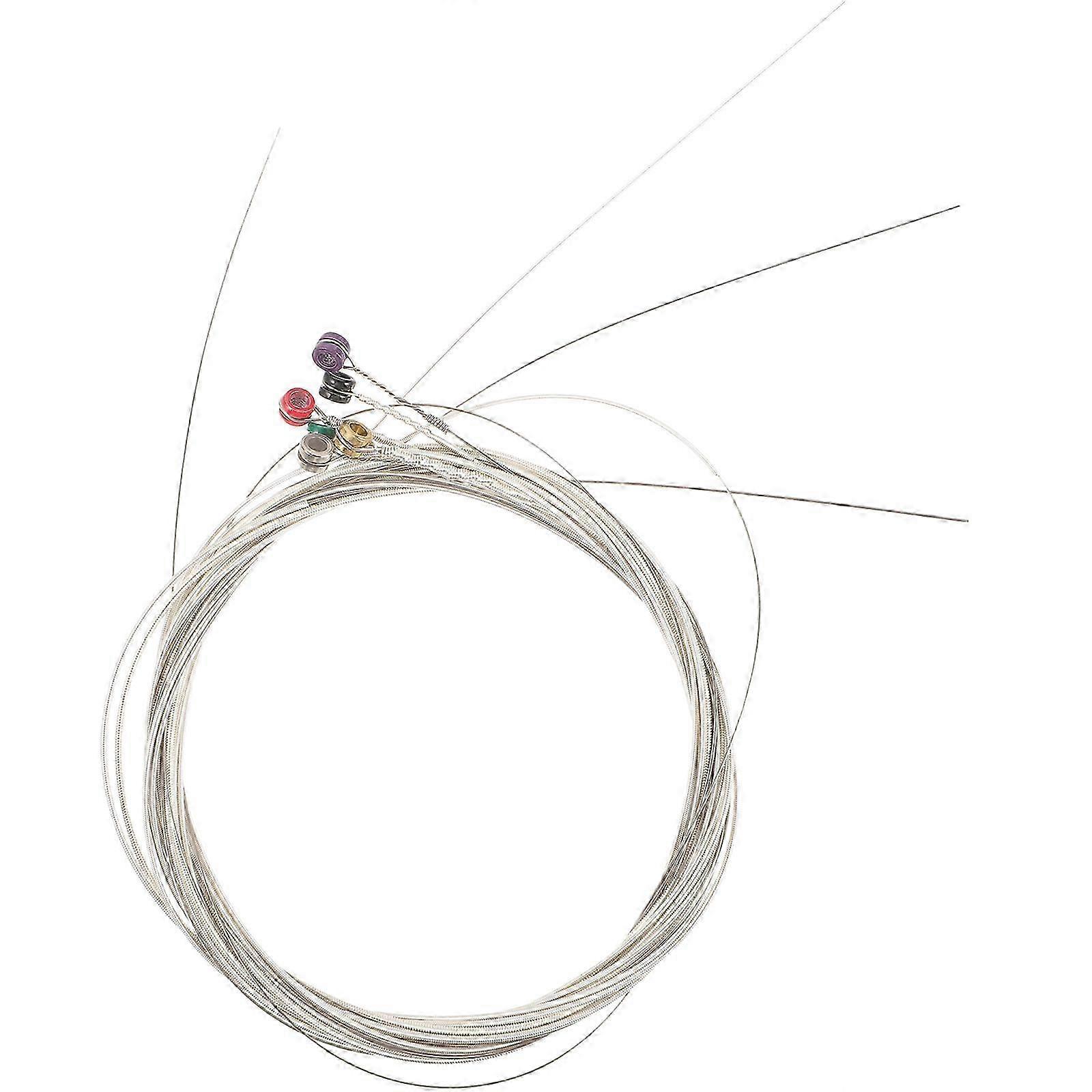 6pcs Guitar String Replacement Electric Guitar Folk Guitar String Accessory