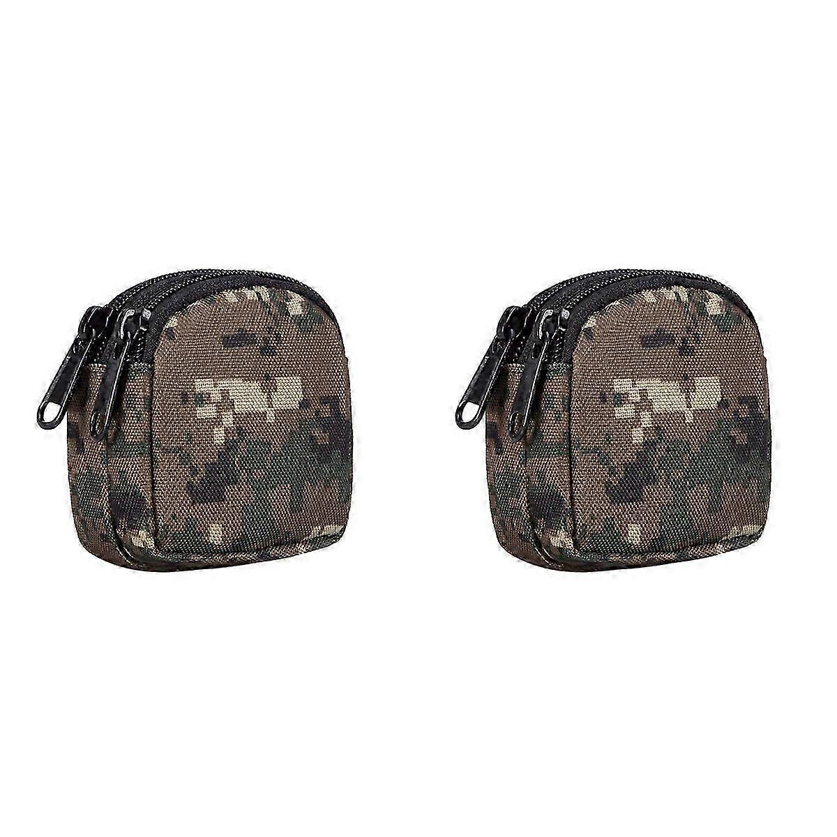 (Dual Layer Pockets)Nylon Outdoor ( Digital Camo)