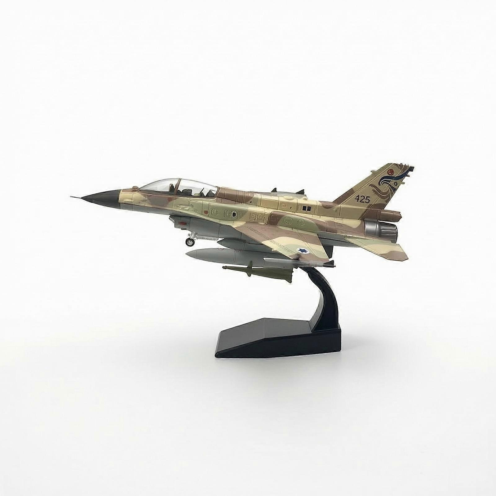 Fighter Jet Model with Stand 1:72 Scale Plane Model with Stand for Aviation