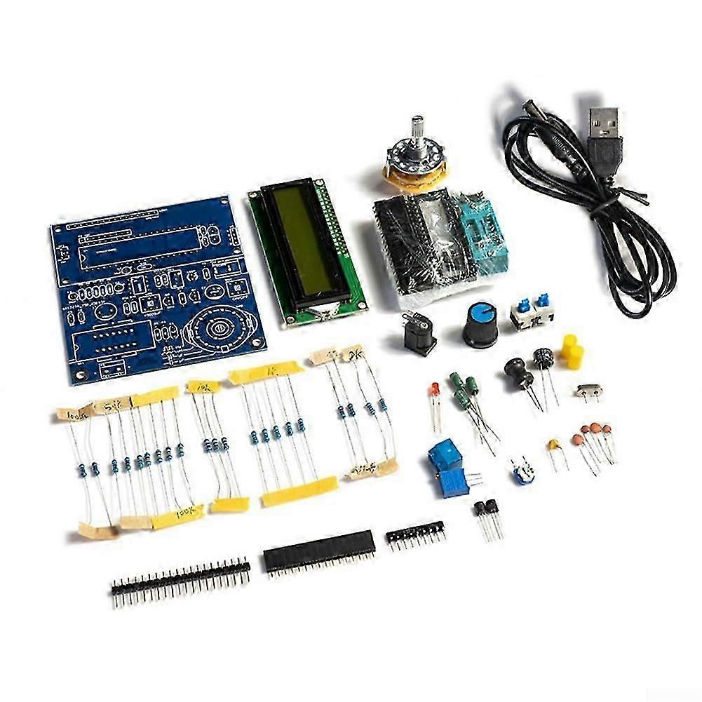 DIY Digital Capacitance Meter LC Electronic Kit with LCD Display and Clear Acrylic Shell