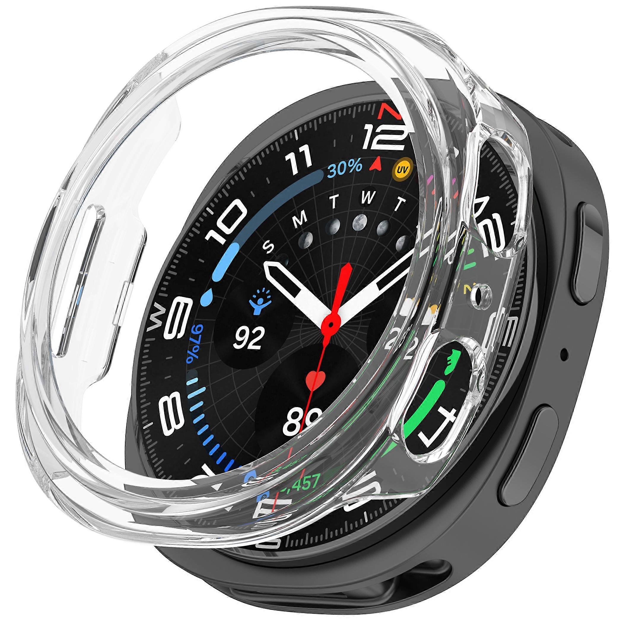 Smartwatch Case Bumper Plastic Half-Sided for Samsung Galaxy Watch 9 8 44mm