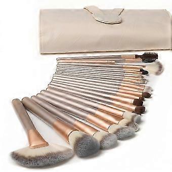 Professional Cosmetic Makeup Brushes Tools Set With Roll Up Bag 18pcs