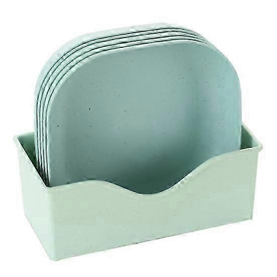 Practical Stackable Pack Food Smooth Edge Kitchen Tableware Spit Bone Dish Kitchen Supplies Spit Bone Dish 26-27