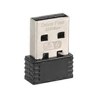 Wireless WiFi 6 Adapter AX286 802.11Ax 2.4GHz Free Driver USB Network Card For Win7/10/11 Computer Mini WiFi Receptor 26-27