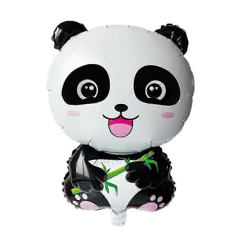 6Pcs Panda Shaped Foil Balloons