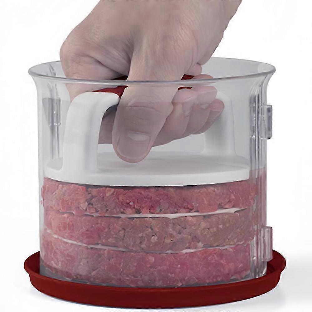 Dimple Insert Burger Press Set Non-Skid Base