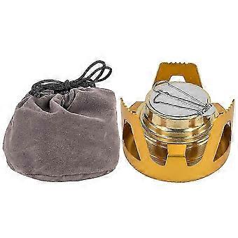 Ultra Light Mini Alcohol Fuel Stove for Outdoor BBQ Camping with Adjustable Fire