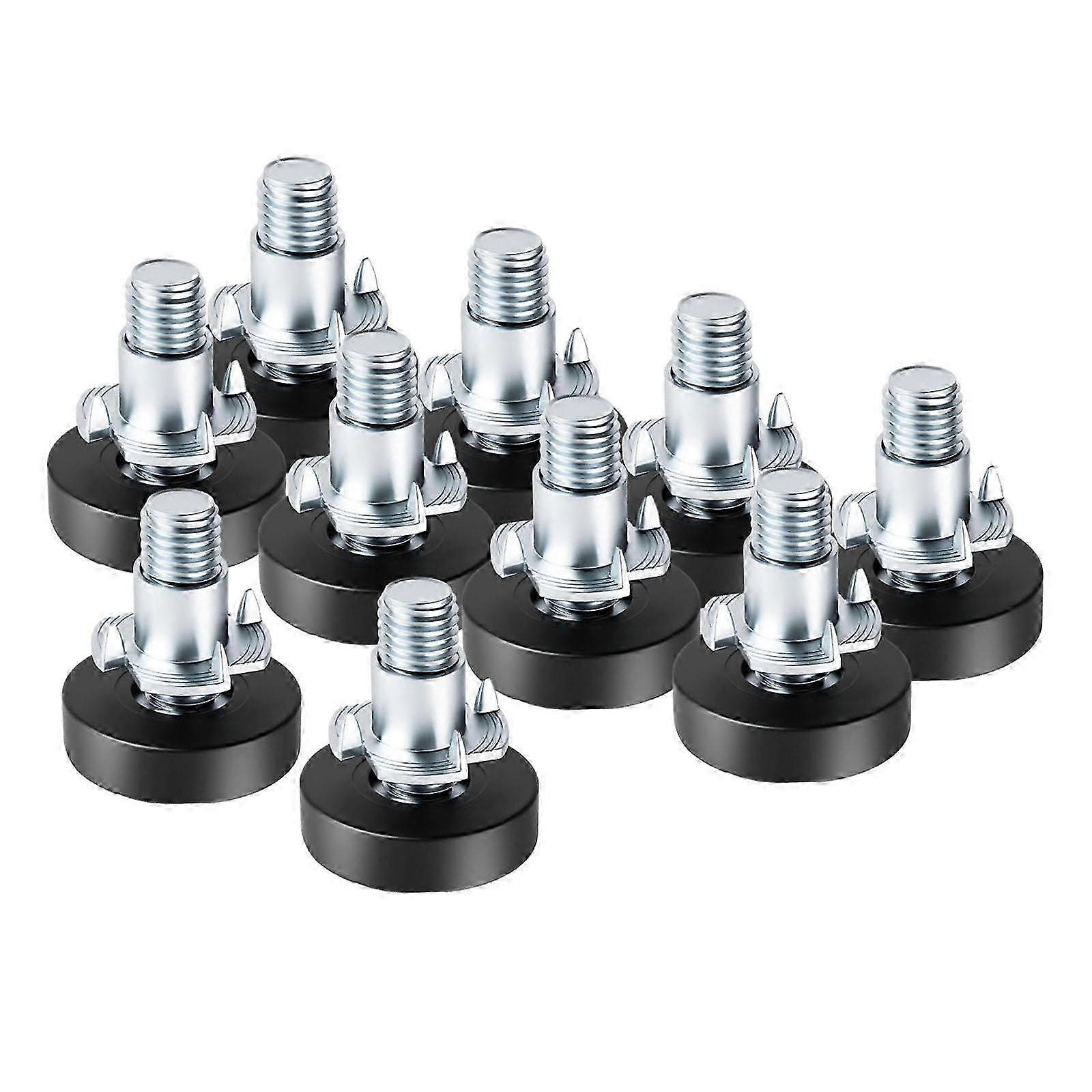 12x Adjustable Leg Levelers Adjustable Leveling Feet compatible with Desk Stools Kitchen