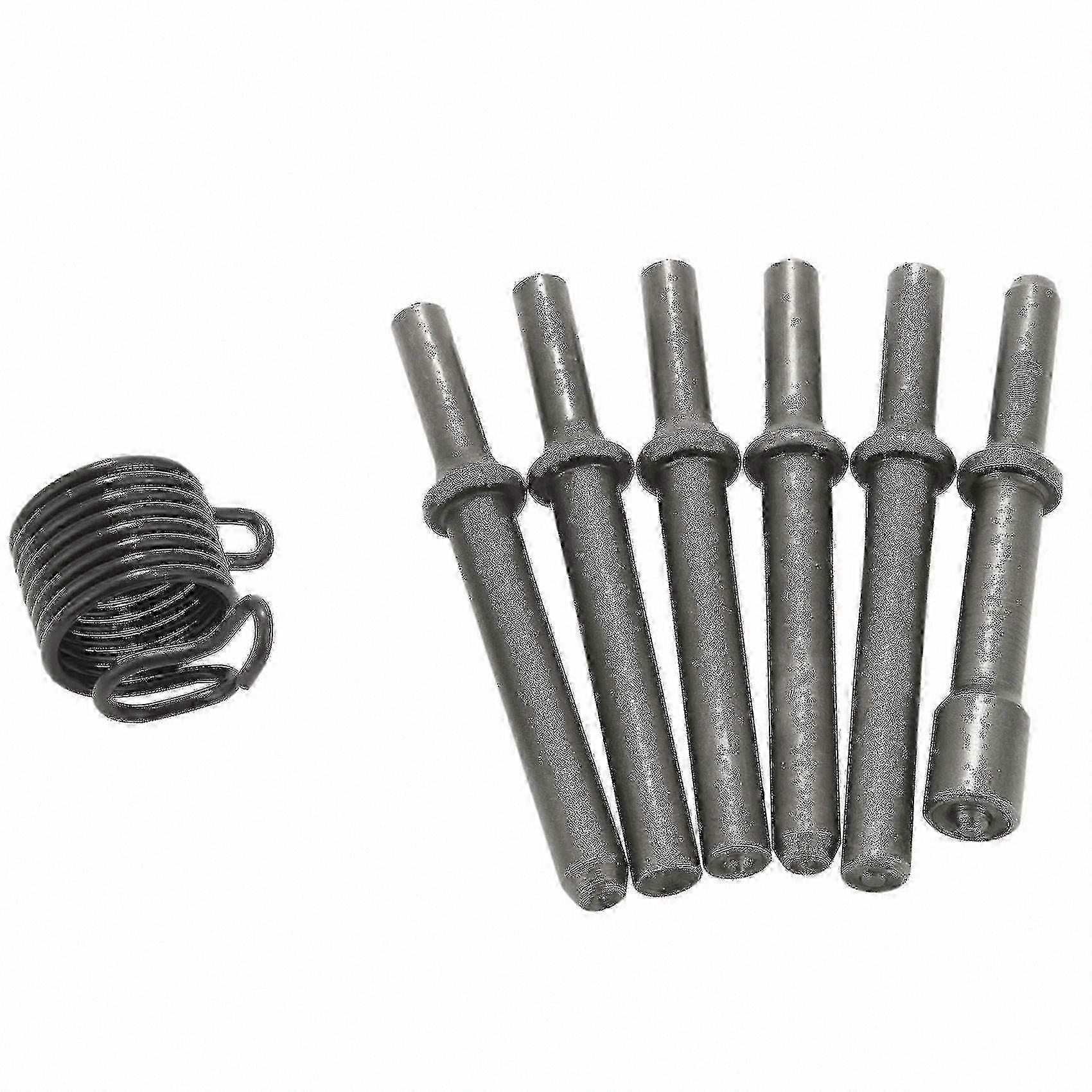 7-Piece Durable Pneumatic Rivet Hammer Tool Set compatible with Smoothing Tasks