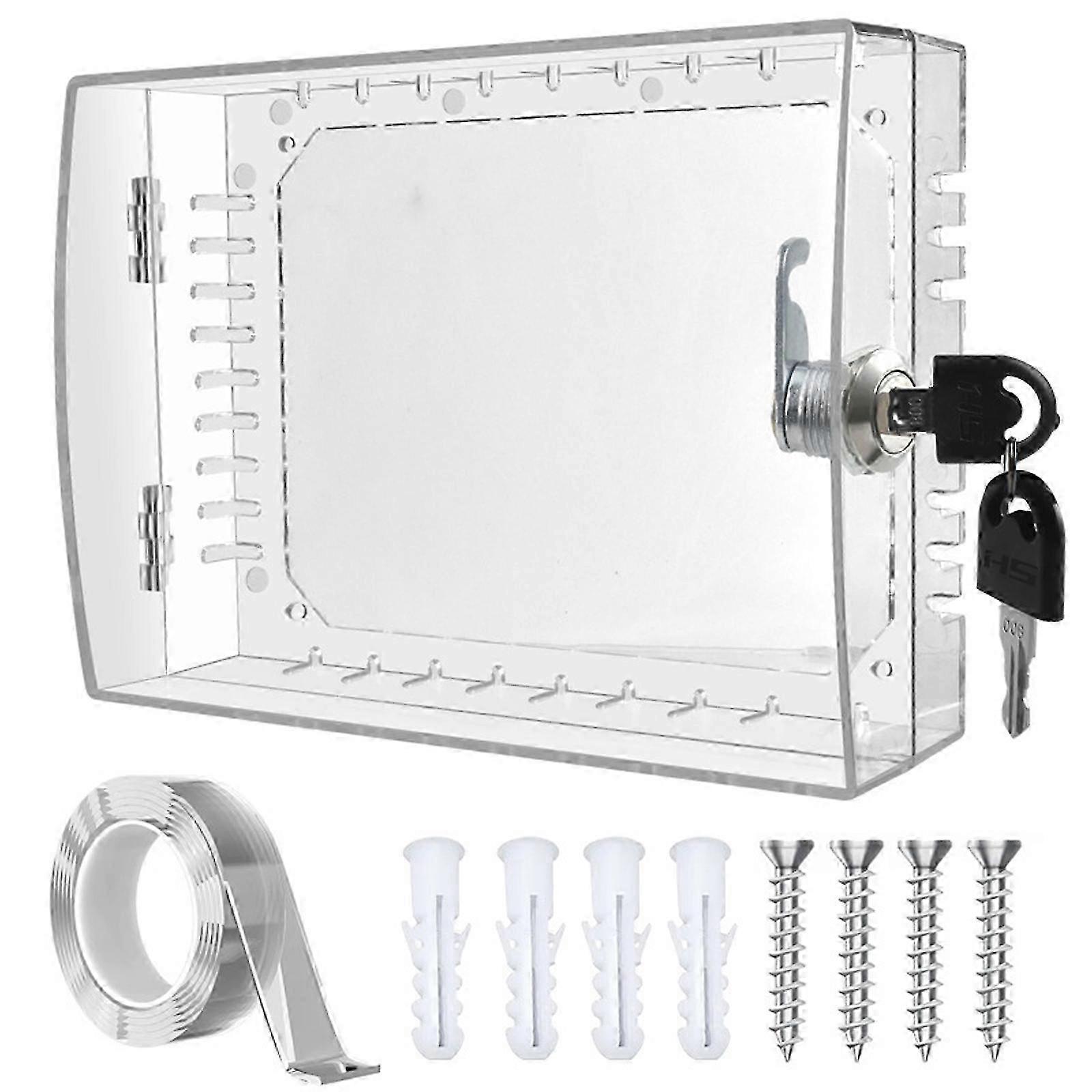 Clear PC Thermostat Lock Box