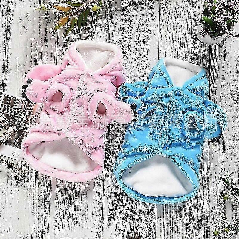 Fleece Dog Coat Thick Warm Winter