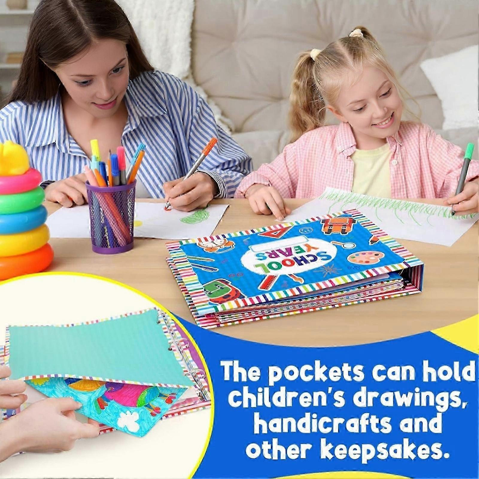 School Memory Book With Pockets And Holidays