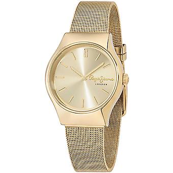 Pepe jeans joey watch for Women Analog Quartz with stainless steel bracelet plated in gold R2353113502