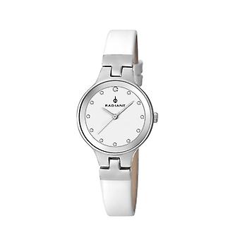 Nieuwe stralende Belle Quartz analoge vrouw horloge met RA84602 Cowskin armband