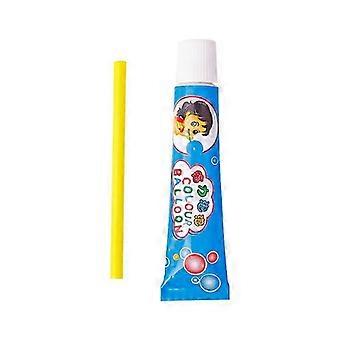 Magic Bubble Gel Kit DIY Blow Plastic Bubbles Toy with Colorful Balloon Maker,Creative Party Favor for Kids Outdoor Fun (20 Pack)_yzad