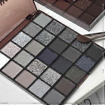 Smokey Eyeshadow Palette 25 Colors Matte and Shimmer Pigmented LongLasting Eye Kit-ak