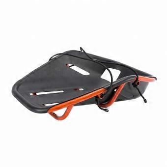 Rear Cycle Basket with Elastic Securing Cord Large Capacity Rear Cycle Basket