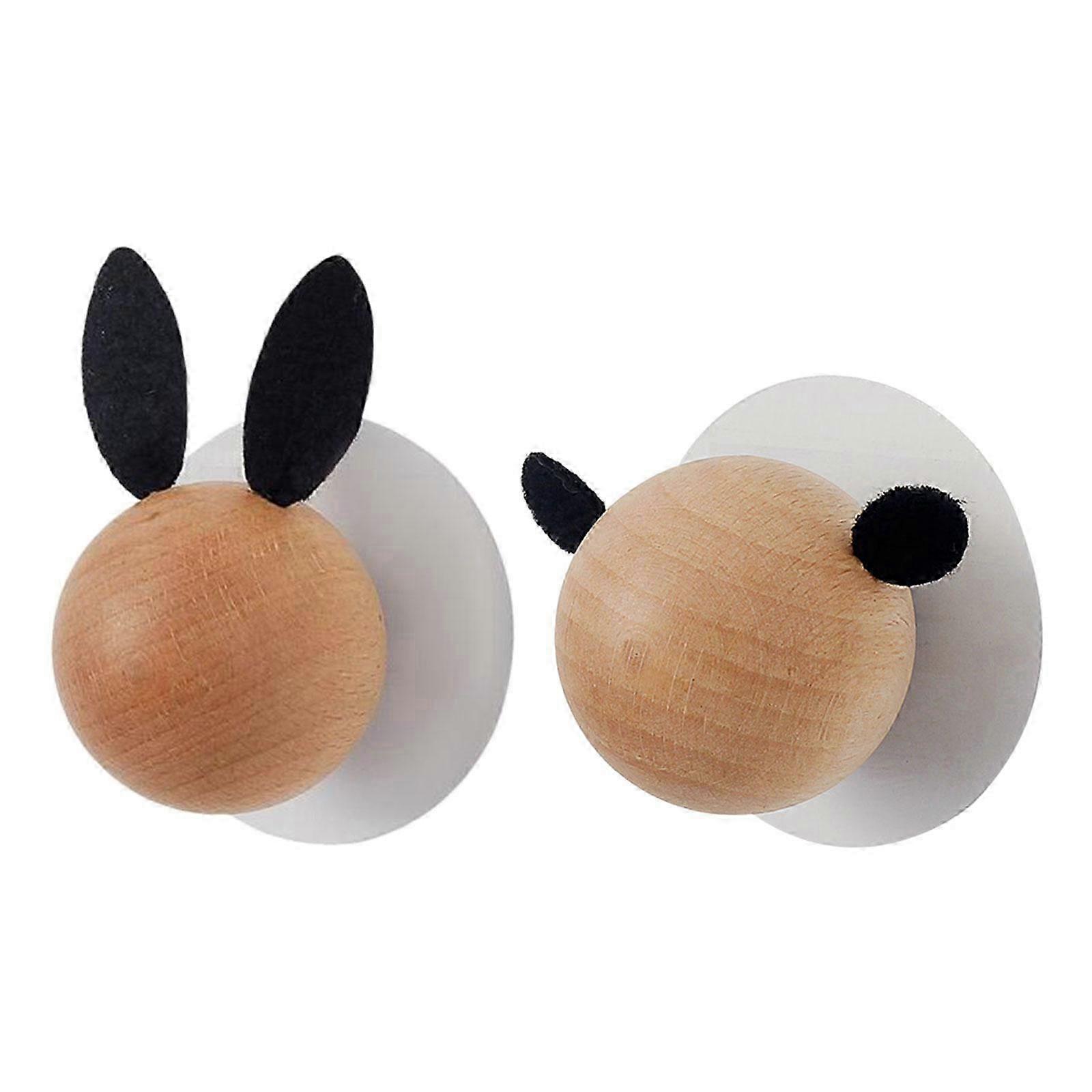2x Decorative Towel Hangers