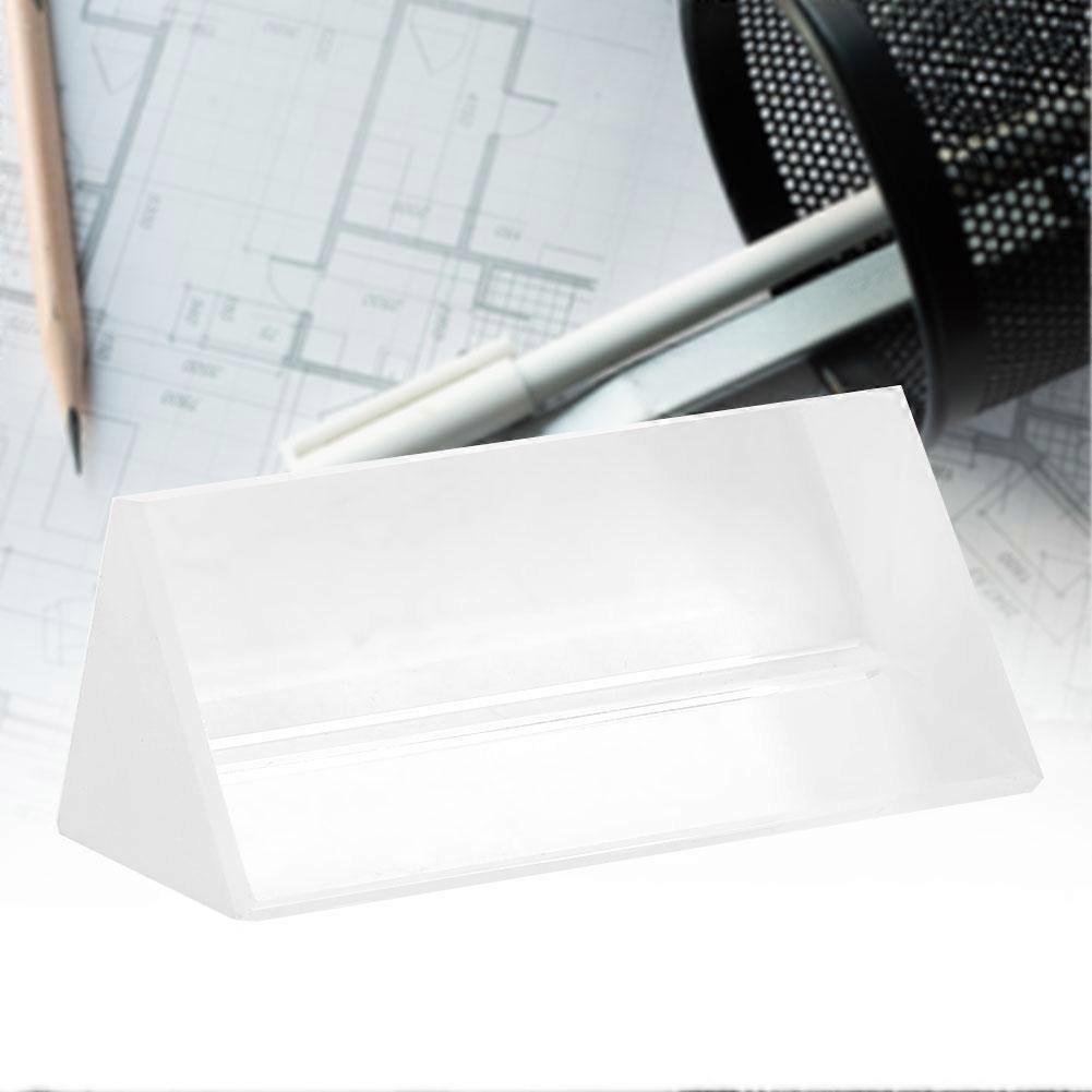 30*30*60mm Triangular Prism K9 Optical Glass Triangular Prism For Teaching Light Spectrum