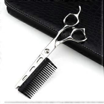 6 Inch Professional Hair Cutting Scissors JP440c Steel Shears with Comb Ergonomic Barber Tool