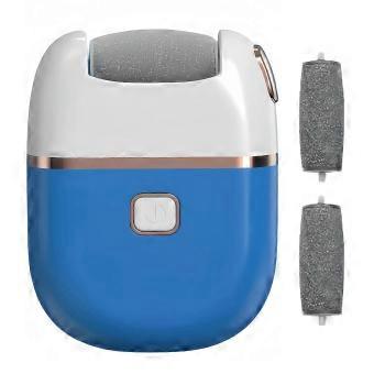 Portable Electric Foot File Callus Remover, Waterproof Cordless Pedicure Machine with 2 Speed Settings for Dead Skin & Rough Heels td